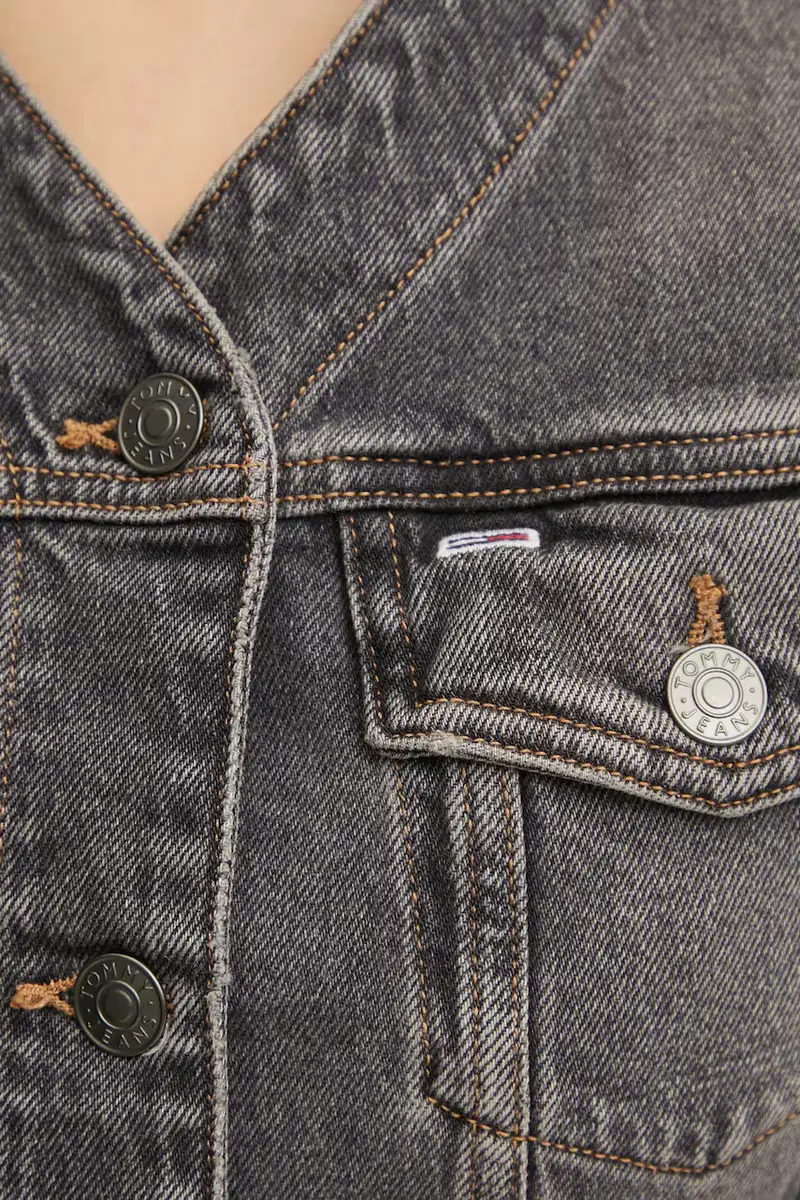 vestito di jeans colore grigio DW0DW20154 miniatura 5