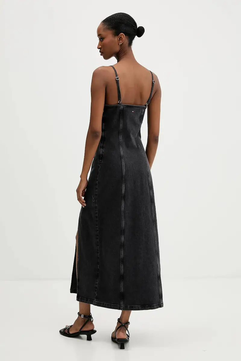 vestito di jeans colore grigio DW0DW21634 miniatura 3