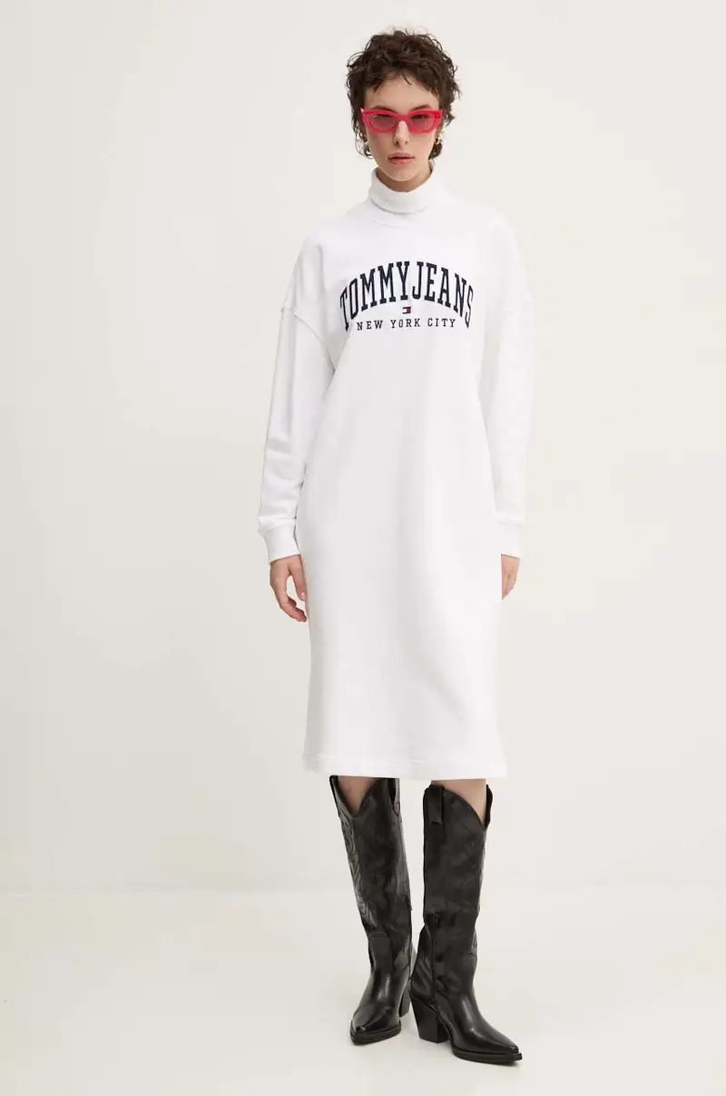 vestito in cotone Bianco miniatura 2