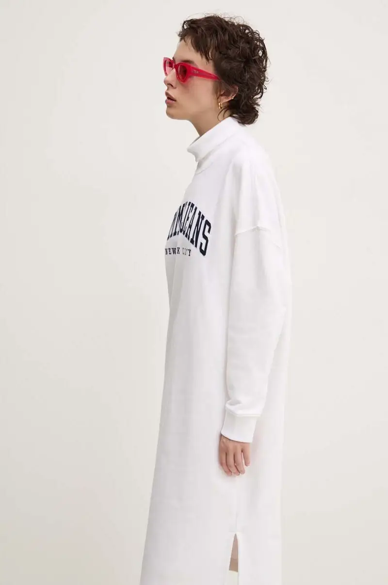 vestito in cotone Bianco miniatura 4