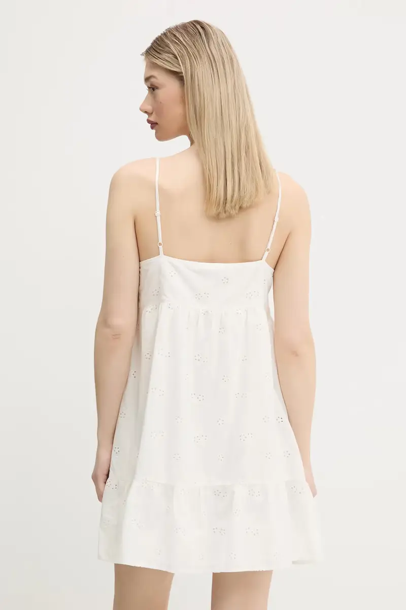 vestito in cotone colore beige DW0DW21165 miniatura 3