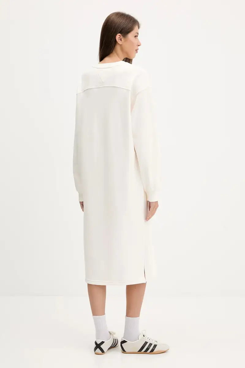 vestito in cotone colore beige DW0DW21484 miniatura 3