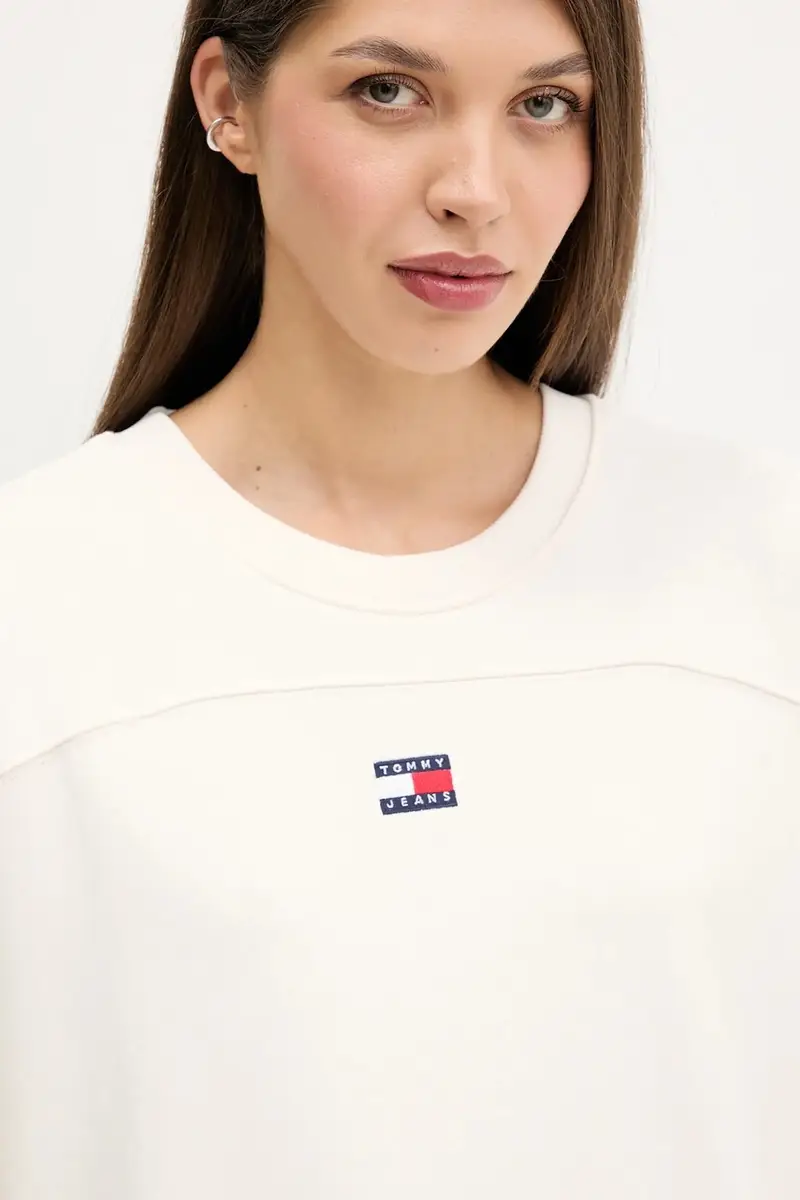 vestito in cotone colore beige DW0DW21484 miniatura 4