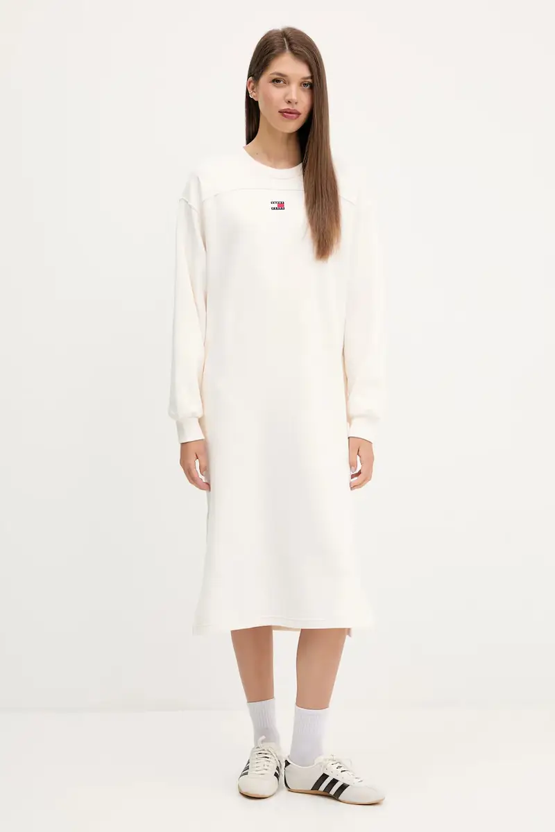 vestito in cotone colore beige DW0DW21484