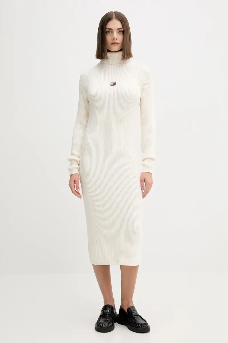 vestito in cotone colore beige DW0DW22167