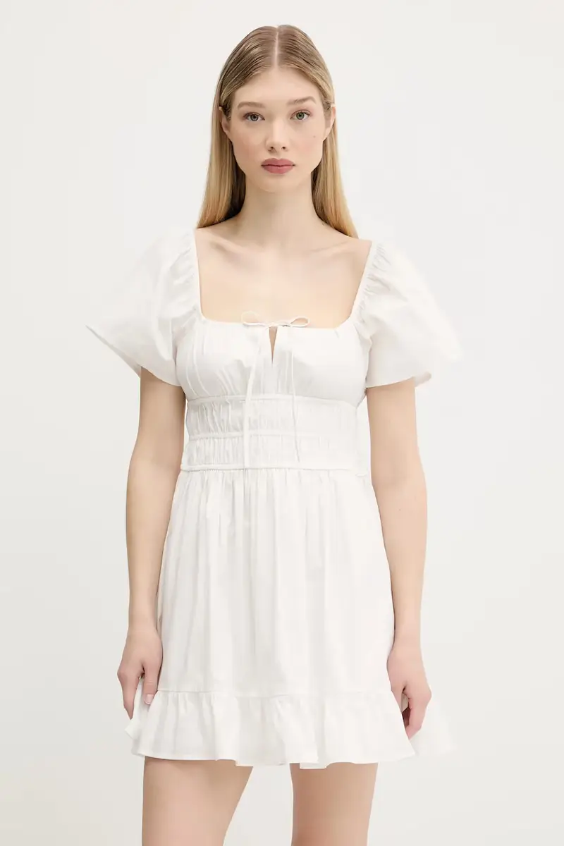 vestito in cotone colore bianco DW0DW20882