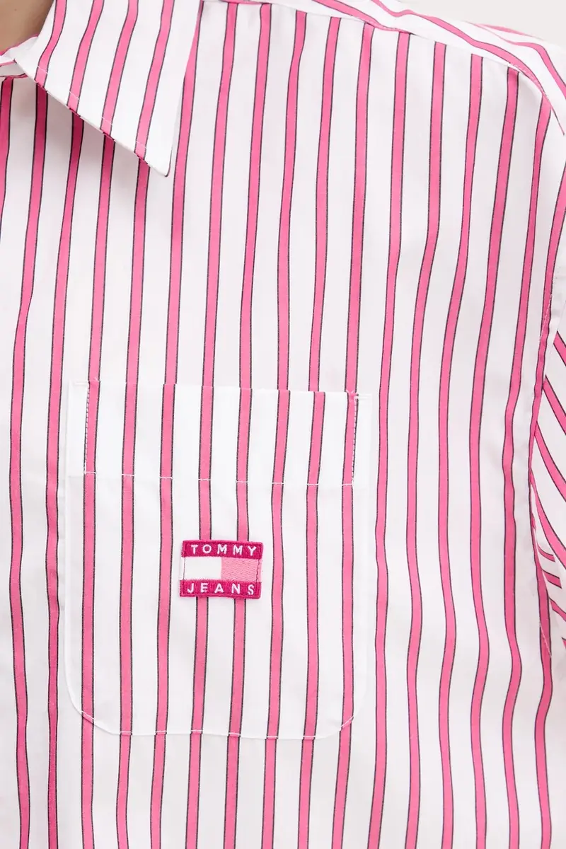 vestito in cotone colore rosa DW0DW21122 miniatura 5