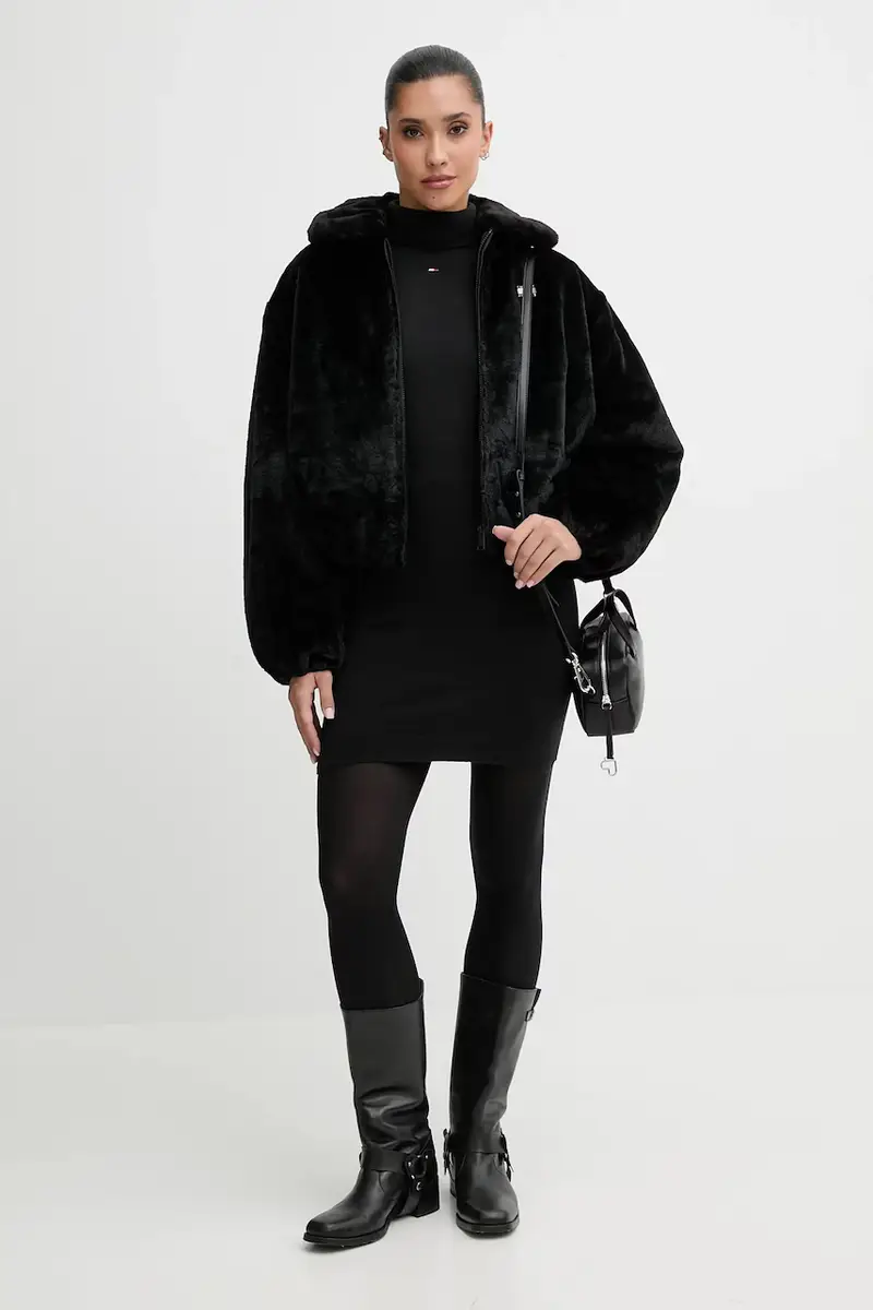 vestito in cotone Nero miniatura 2