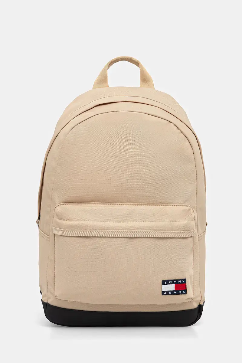 zaino uomo colore beige con applicazione AM0AM13400