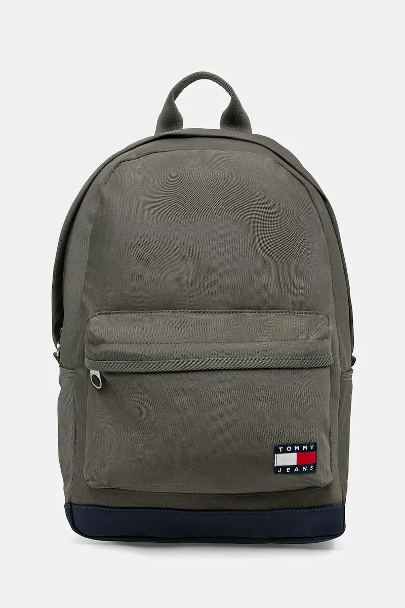 zaino uomo colore verde con applicazione AM0AM13400