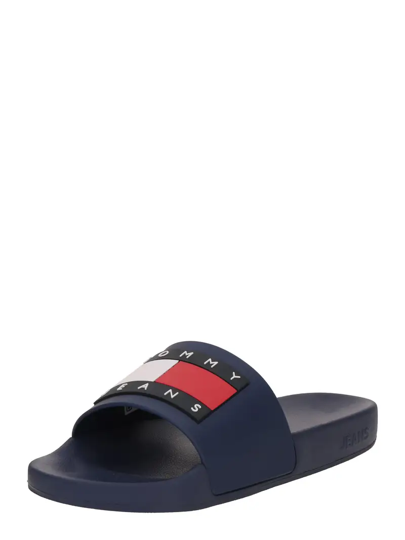 Zoccoletto Ess marino / rosso acceso / bianco