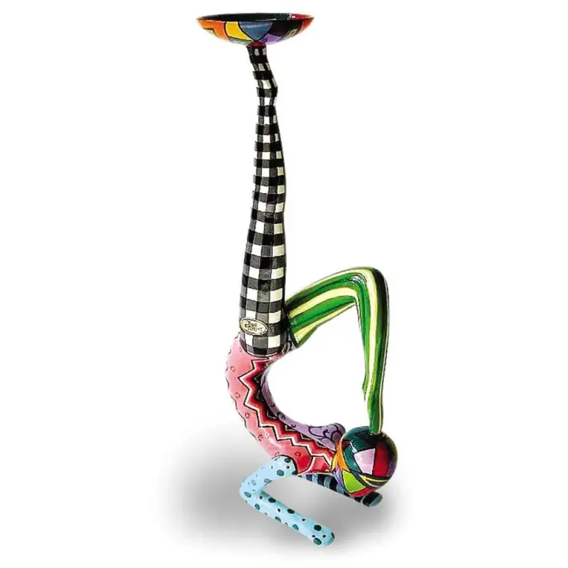 Acrobazie In Verticale - Scultura - Marmorin - Toms Drag