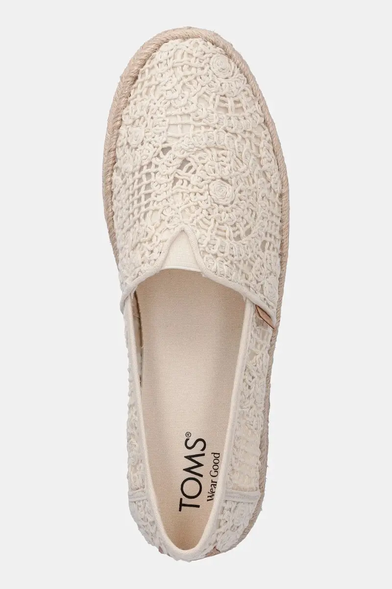 espadrillas CROCHET LACE colore beige 10021941 miniatura 4