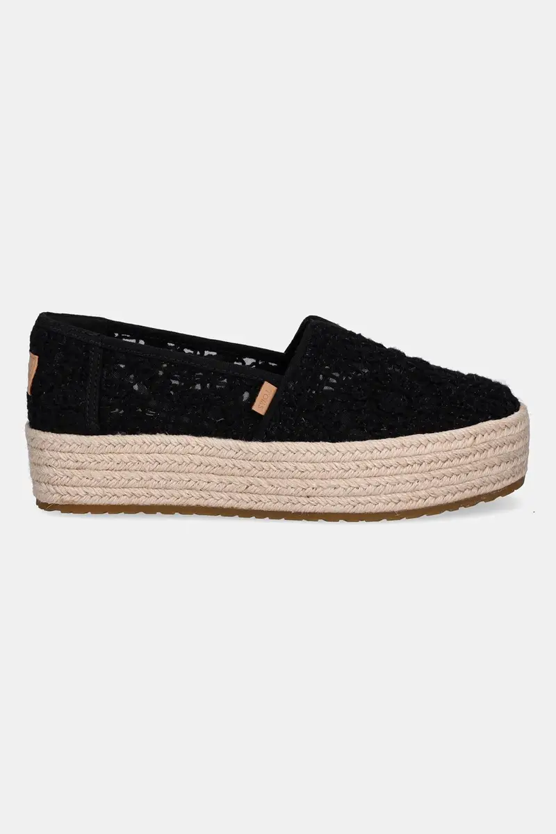 espadrillas CROCHET LACE colore nero 10021913 miniatura 2