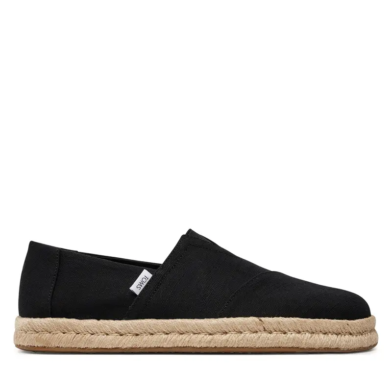 Espadrillas Toms Alpargata Rope 2 0 10019875 Nero