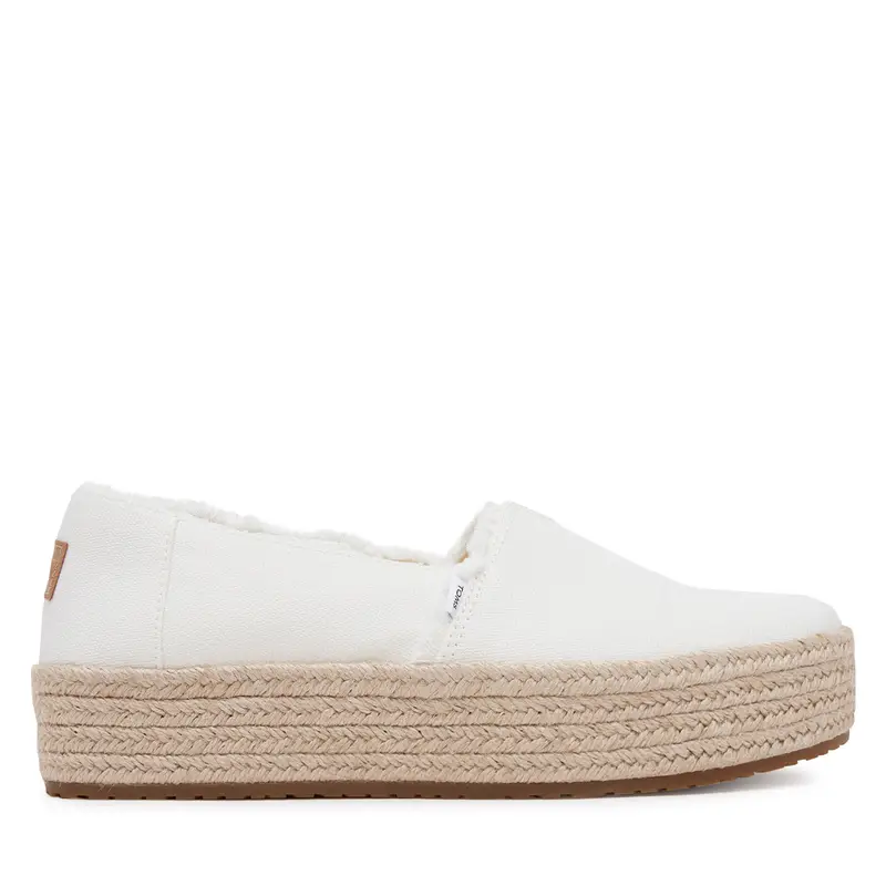 Espadrillas Toms Valencia 10019795 Bianco