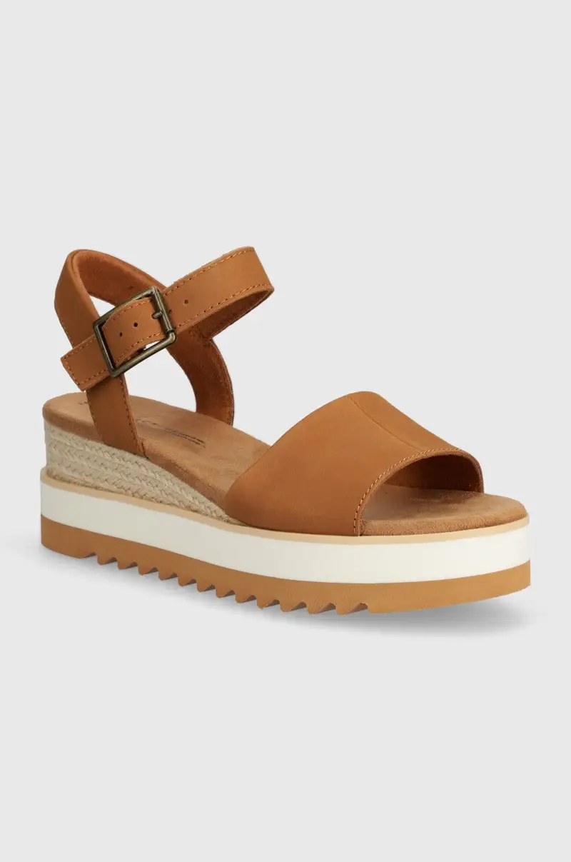 sandali in nabuk Diana colore marrone 10019757