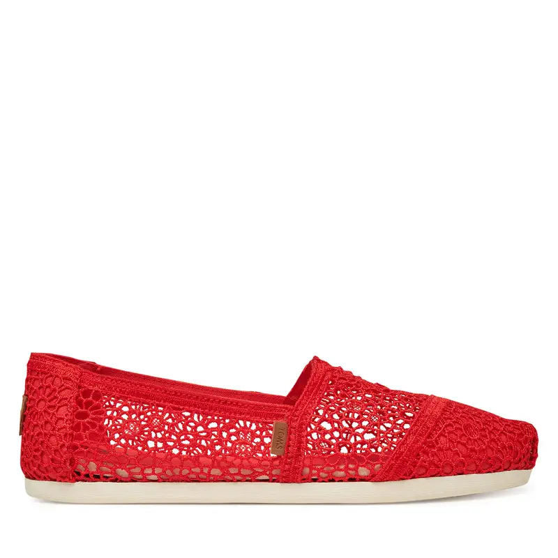 Scarpe basse Toms Alpargata Classic 10021935 Rosso