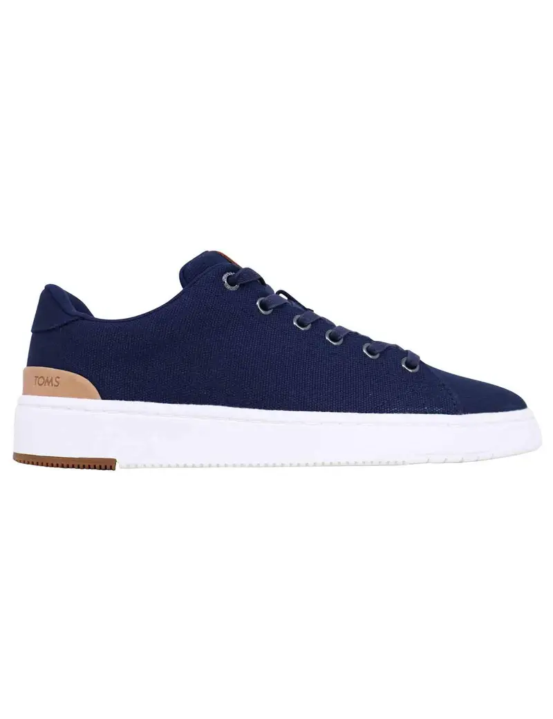 Sneakers uomo in tessuto blu Uomo 10016335 410