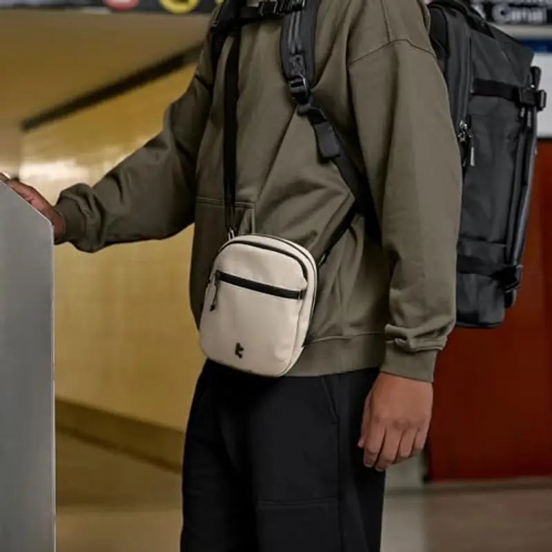 Tomtoc Borsa a tracolla Beige 1602743 miniatura 2