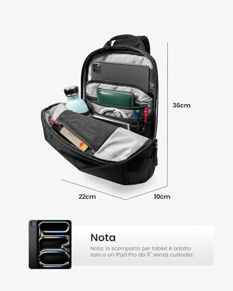 Tomtoc Borsa a tracolla Nero 2015443 miniatura 2