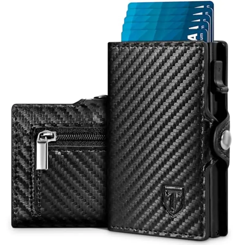 Tomylv Porta carte di credito Uomo Nero 942999