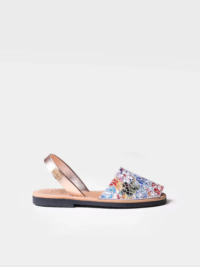 Abarca de mujer en piel | MAO-PM TAUPE