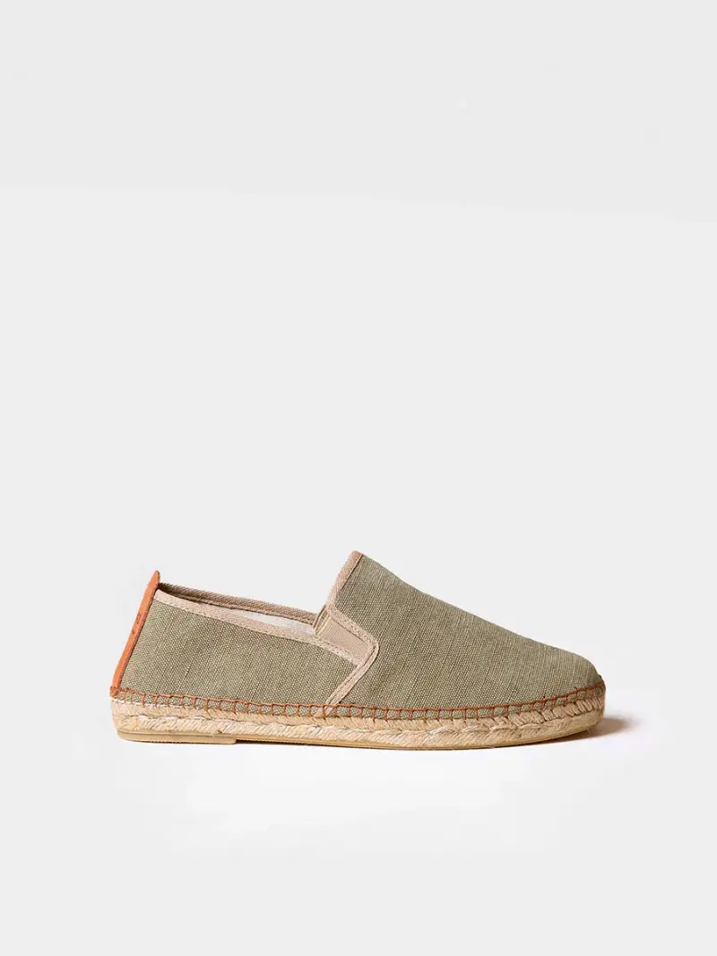 Alpargata de algodón de hombre | DALLAS CAQUI