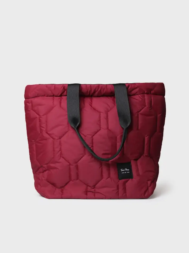 Borsa da donna in tessuto anorak VINO