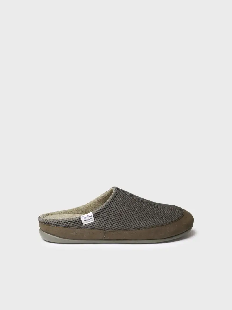 Ciabatte da casa da uomo in tessuto a rete CACHI