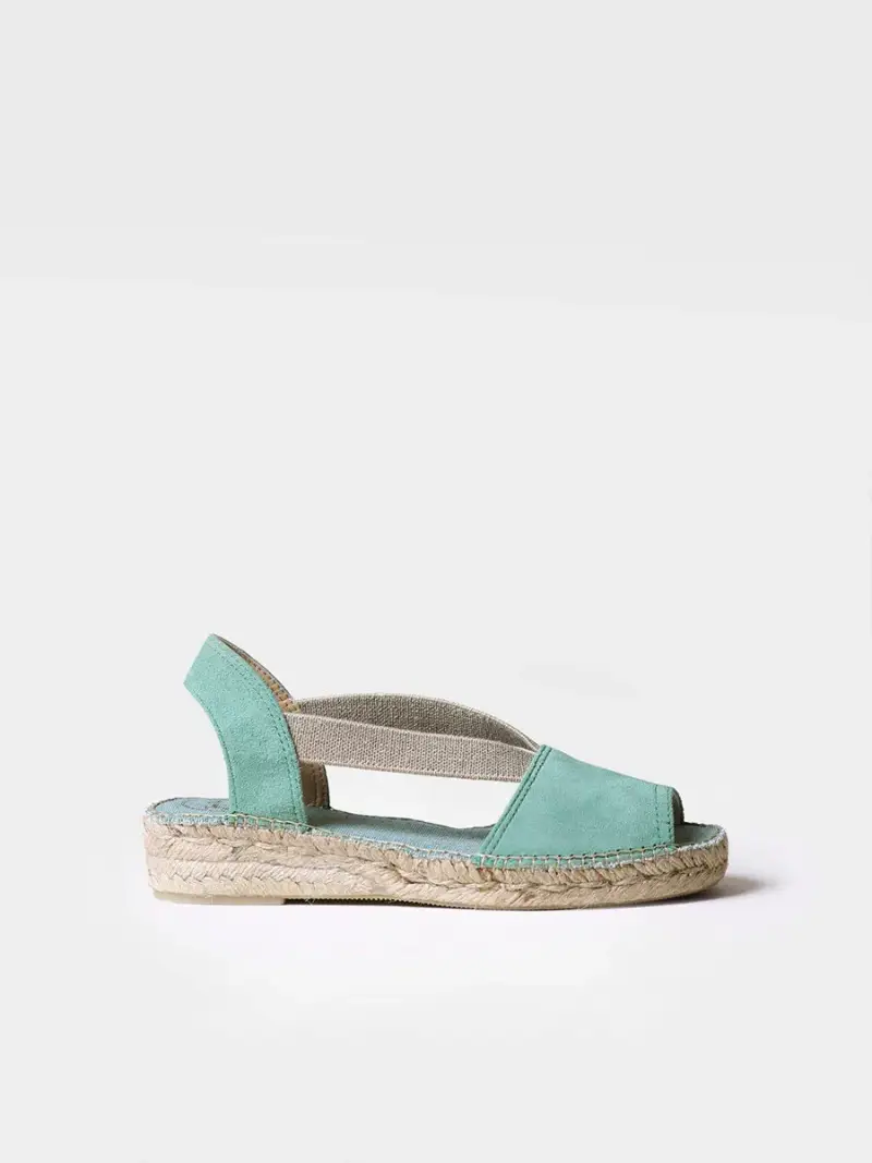 Espadrilla bassa in camoscio da donna | ELLA MENTA