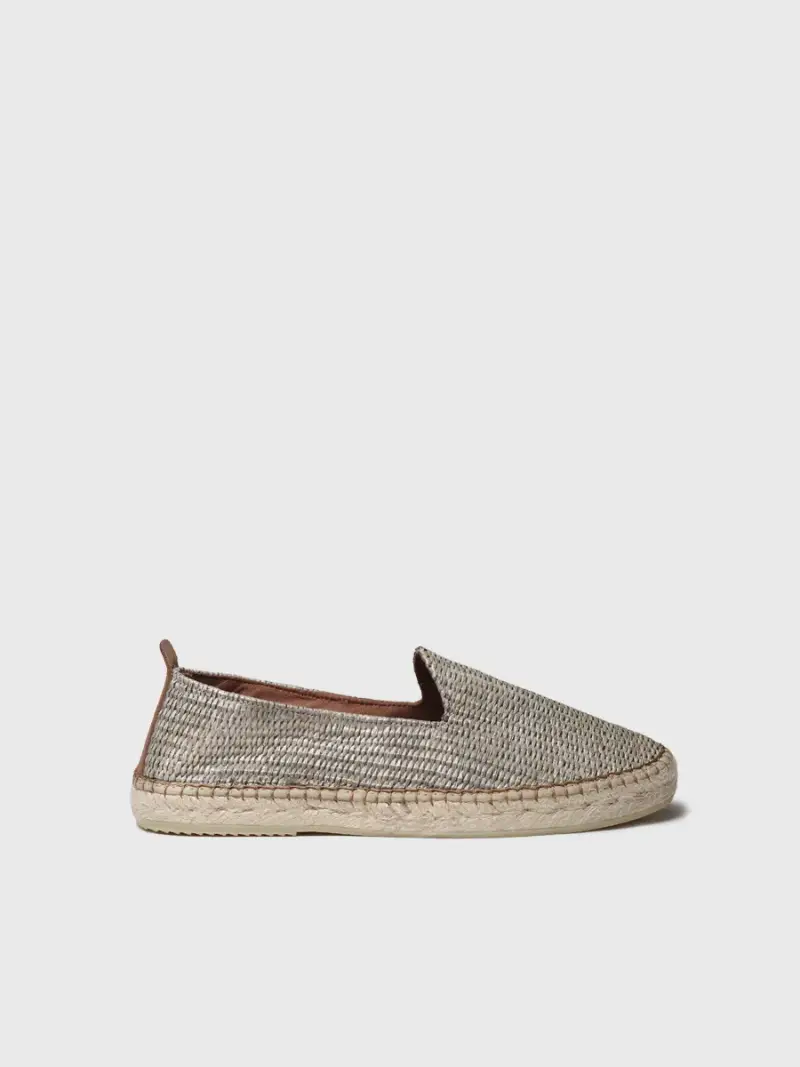 Espadrilla chiusa da uomo in rafia con tirante posteriore | DARWIN PIEDRA