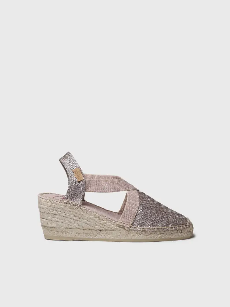 Espadrilla vegana brillante da donna | TRITON NUDE