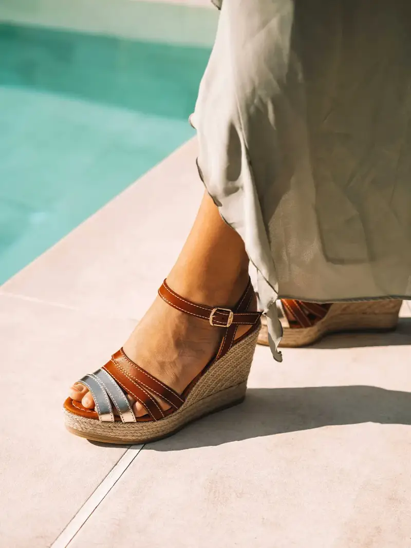 Toni Pons Espadrillas Donna Platino 2569517