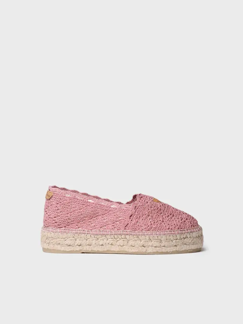 Espadrillas basse da donna all uncinetto | AITANA NUDE