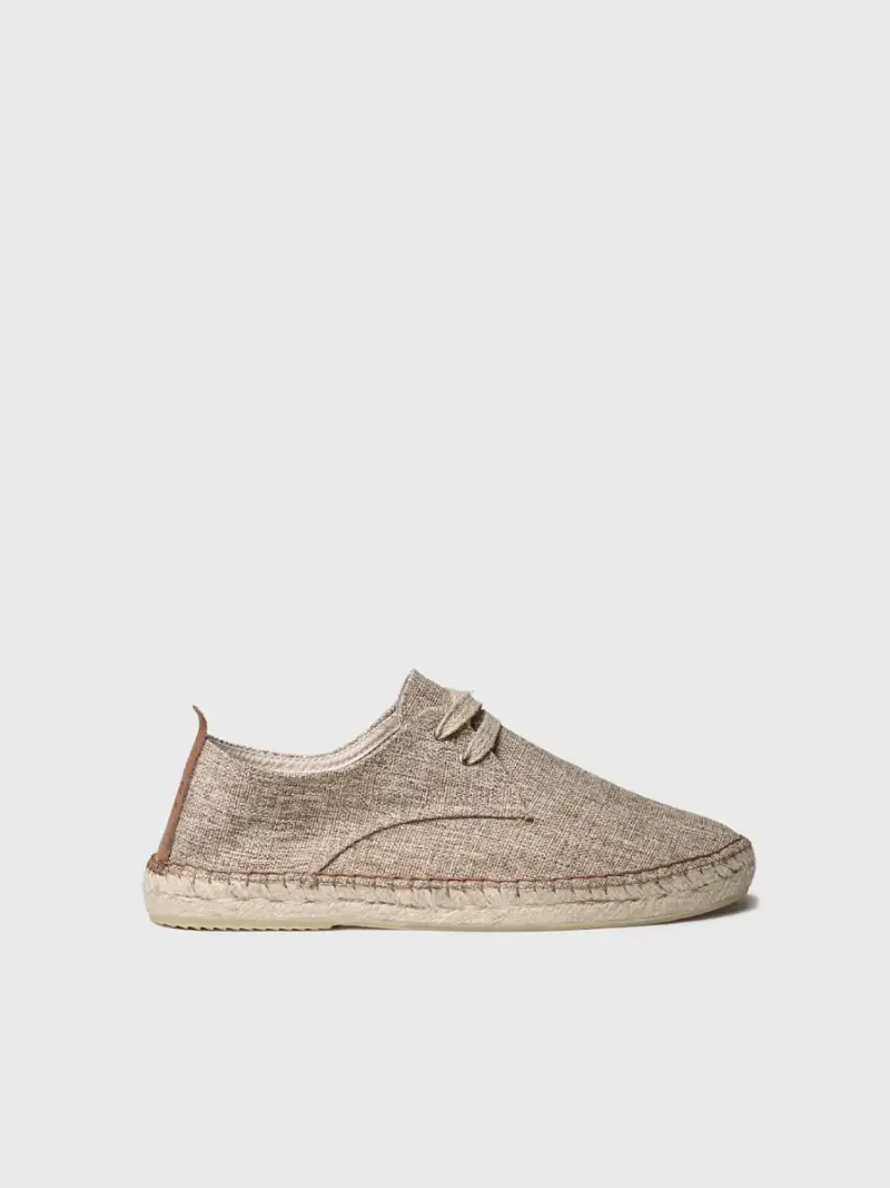 Espadrillas chiuse da uomo con lacci | DAVID-BM TOSTADO