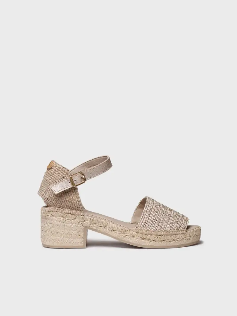 Toni Pons Espadrillas Donna Platino 4290663