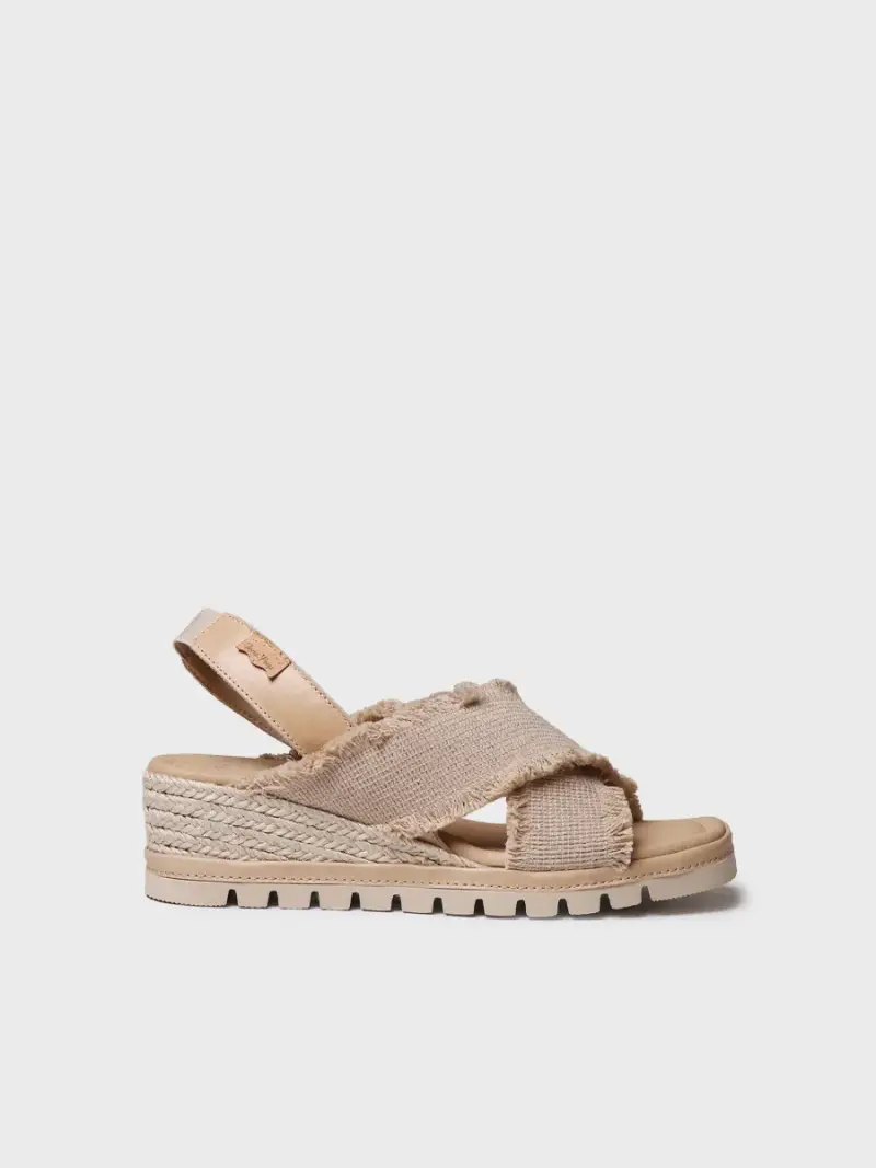 Espadrillas da donna con zeppa flessibile | AIRE CRUDO