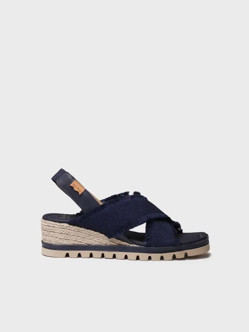 Espadrillas da donna con zeppa flessibile | AIRE MARINO