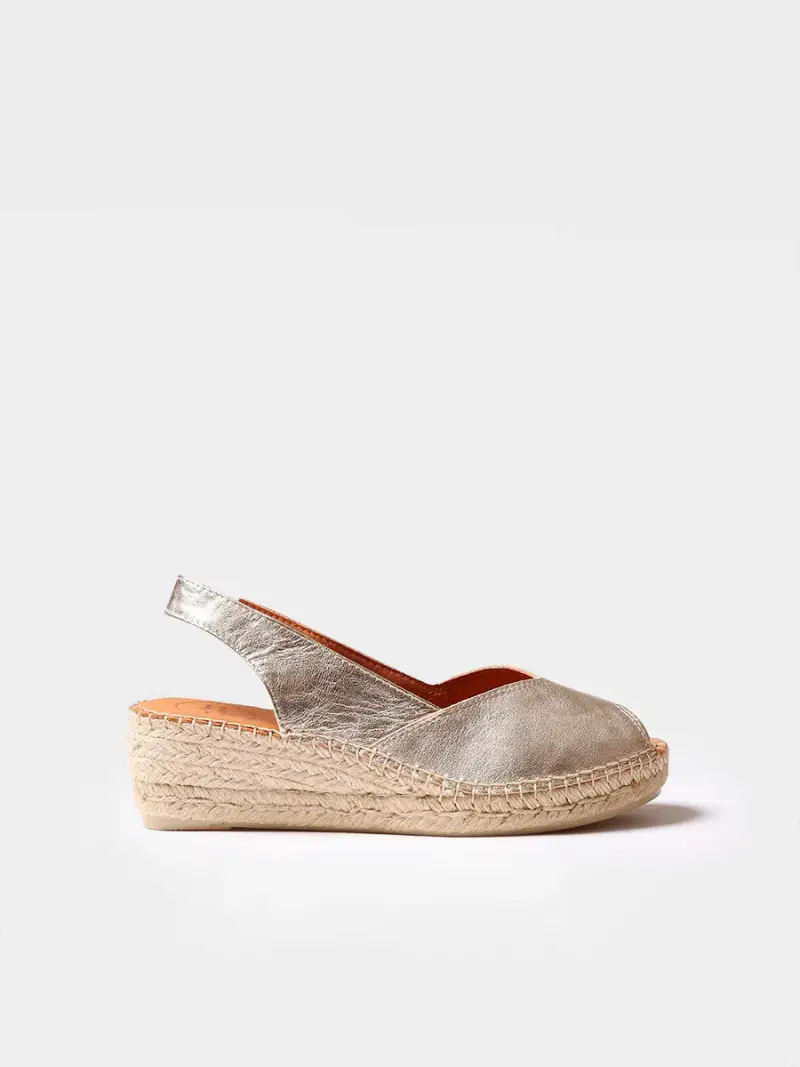 Toni Pons Espadrillas Donna Platino 2569572