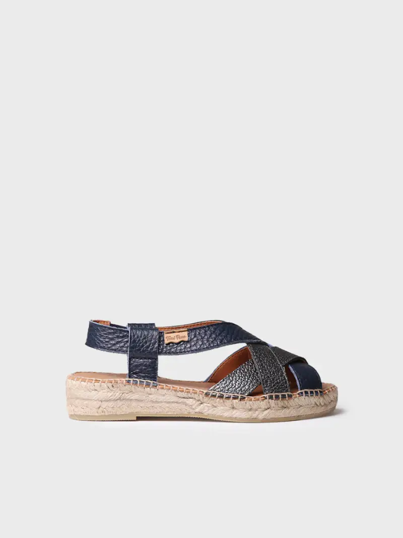 Espadrillas da donna in pelle - ELIA-BG PIOMBO