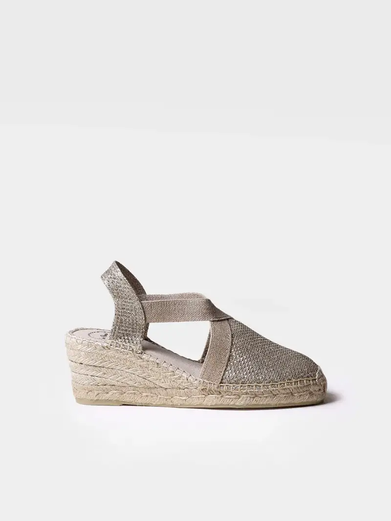 Toni Pons Espadrillas Donna Platino 3990519