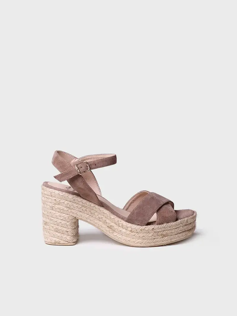 Espadrillas in camoscio - KOTA-A TAUPE