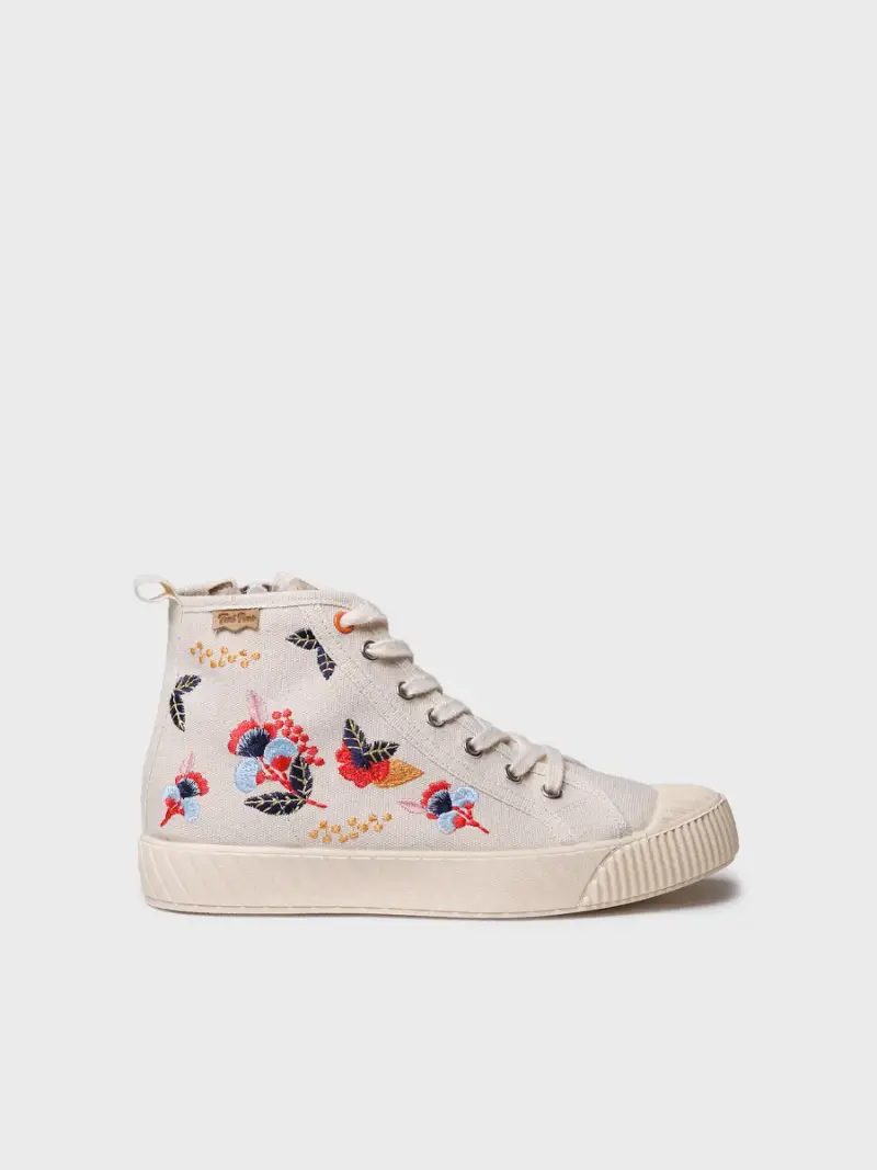 Pantofola da donna con ricamo floreale | GENA-FL