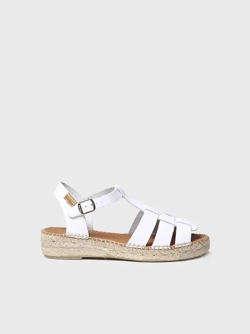 Sandali jelly bassi da donna in pelle | EMMA BLANCO