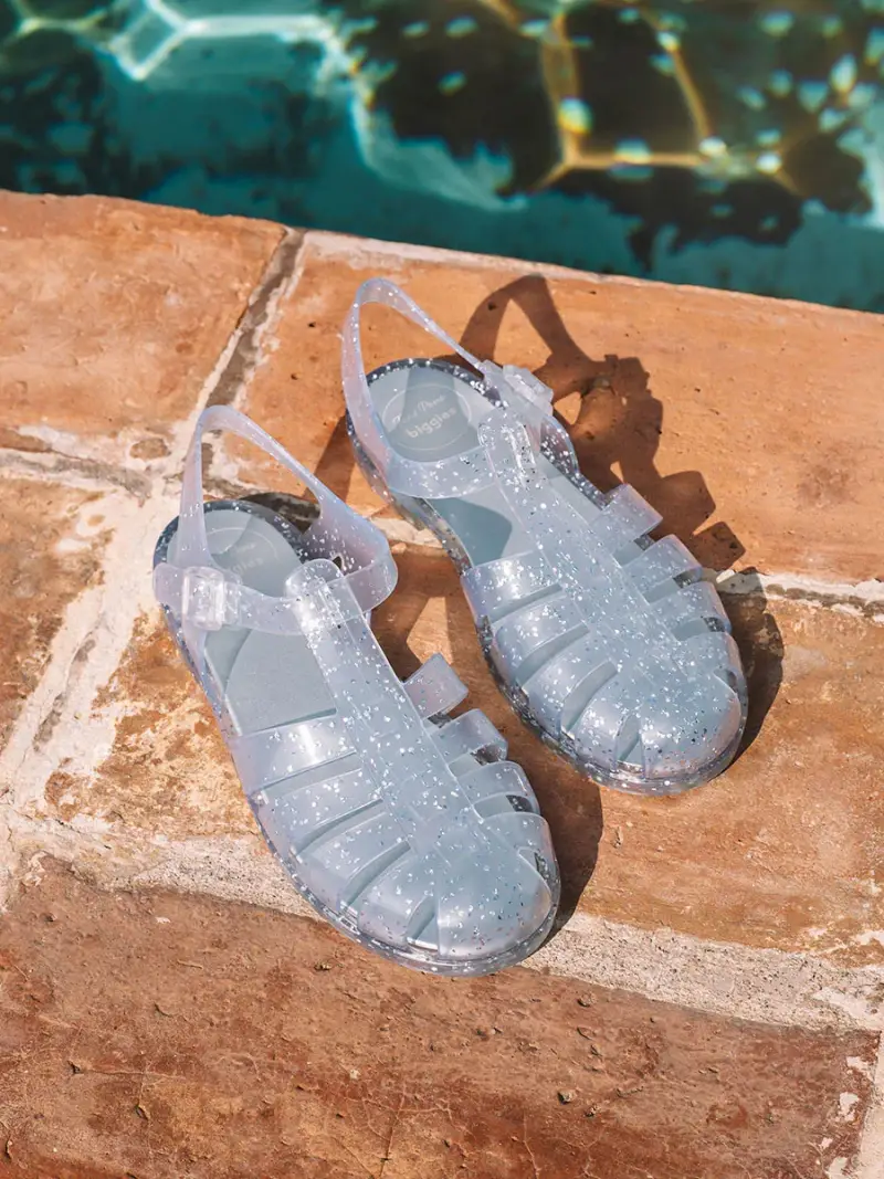 Sandali jelly impermeabili da donna con glitter | CALA CRISTAL
