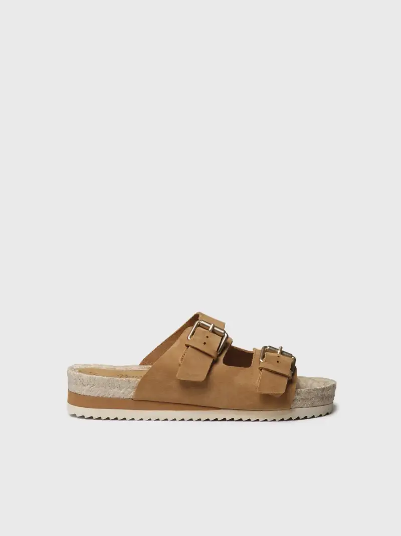 Sandalo BIO da donna con fibbie | GELA CUERO