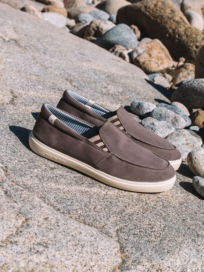 Scarpa chiusa da uomo in cotone con elastici laterali | ILARI