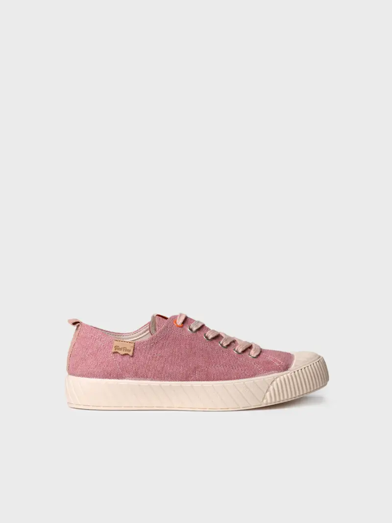 Scarpe da ginnastica basse da donna in tessuto riciclato - GILDA-MI NUDO