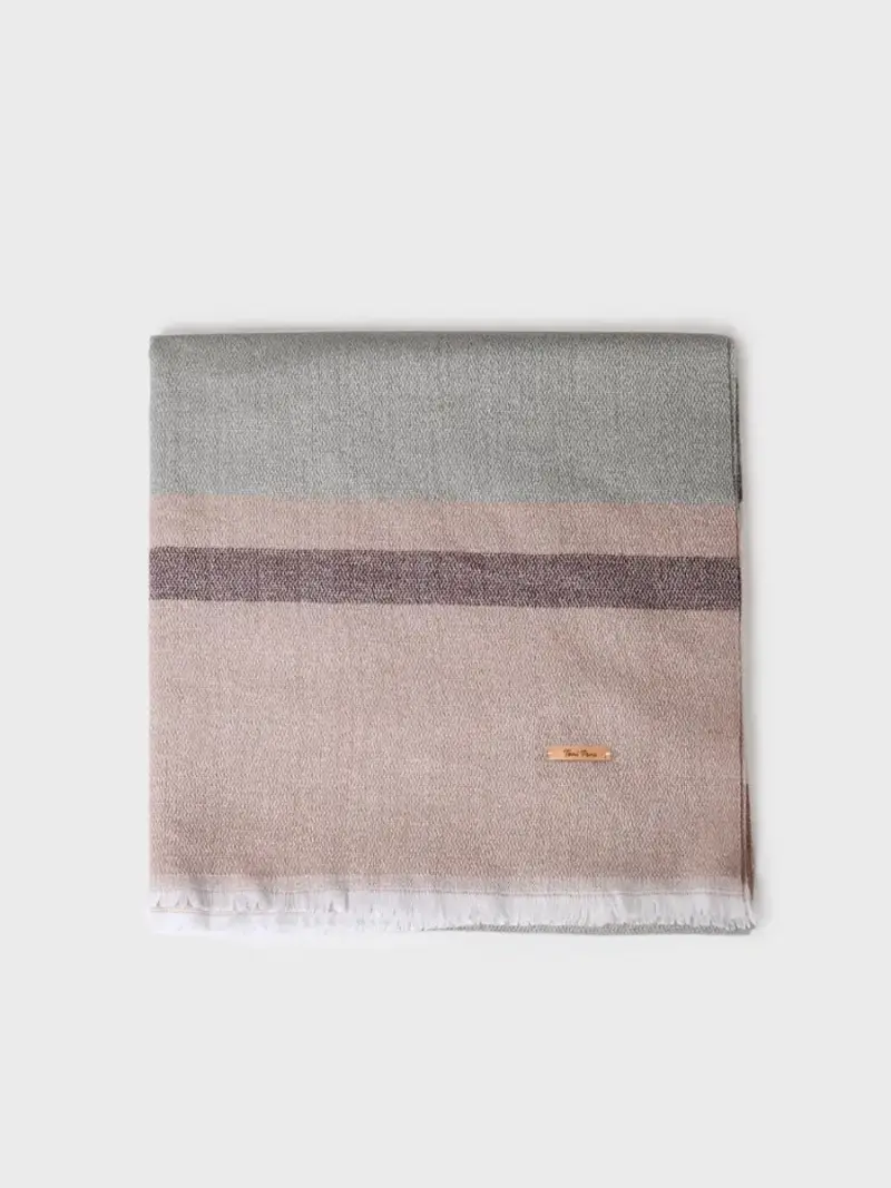 Sciarpa in imitazione cashmere TOSTATO